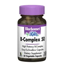 Вітамін Bluebonnet Nutrition В-Комплекс 50, 50 гелевих капсул (BLB0410)