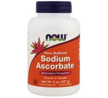 Витамин Now Foods Аскорбат натрия, Sodium Ascorbat, порошок, 227 г (NOW-00760)
