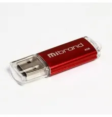 USB флеш накопичувач Mibrand 4GB Cougar Red USB 2.0 (MI2.0/CU4P1R)