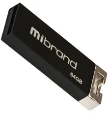 USB флеш накопичувач Mibrand 64GB Сhameleon Black USB 2.0 (MI2.0/CH64U6B)