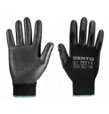 Захисні рукавички Verto ПУ покриття, р. 8 (97H136)