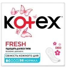 Щоденні прокладки Kotex Normal Deo 56 шт. (5029053548234/5029053548098)