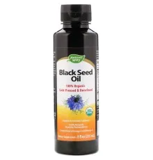 Трави Nature's Way Органічна олія насіння чорного кмину, Black Seed Oil235 мл (NWY-12322)