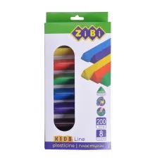 Пластилін ZiBi KIDS Line 8 кольорів, 200 г (ZB.6226)