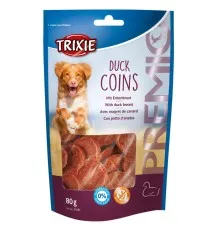 Ласощі для собак Trixie Premio Duck Coins качка 80 г (4011905315874)