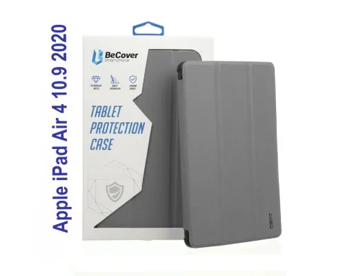 Чехол для планшета BeCover Soft Edge Pencil mount Apple iPad Air 4 10.9 2020/2021 Gray (706820)