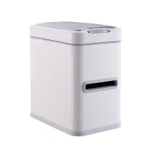 Контейнер для сміття JAH сенсорний прямокутний для туалетного паперу білий 7 л (6407)