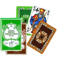 Гральні карти Piatnik Брідж-Покер-Віст, 1 колода х 55 карт (PT-143212)