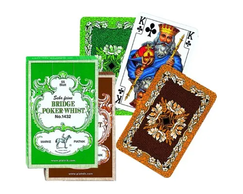 Карты игральные Piatnik Бридж-Покер-Вист 1 колода х 55 карт (PT-143212)