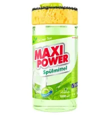 Засіб для ручного миття посуду Maxi Power Зелений чай 1000 мл (4823098411789)