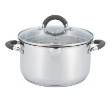 Каструля Gusto Silicon handles 20 см 3,6 л (GT-1102-20)