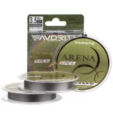 Шнур Favorite Arena PE 4x 100m 0.3/0.09mm 6.5lb/3kg Silver Gray (1693.10.94)