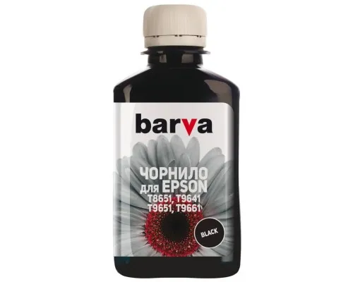 Чорнило Barva Epson E865 180 мл, pigm.black (T8651/T9651) (E865-684)