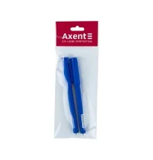 Ручка гелева Axent Delta 0,7мм, синя 2 шт (полібег) (DG2042-02/02/P)