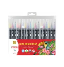 Фломастеры Maxi кисточки REAL BRUSH, 18 цветов, линия 0,5-6 мм (MX15231)