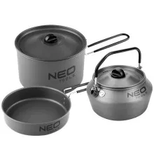 Набор туристической посуды Neo Tools 3в1 LFGB 0.616кг (63-145)