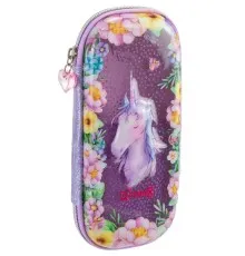 Пенал Cool For School з віконцем 1 відділення з органайзером фіолетовий (QT-5751-Purple)