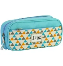 Пенал Cool For School 2 відділення Блакитний (J-2396-blue)