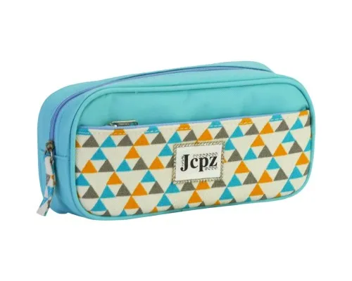 Пенал Cool For School 2 відділення Блакитний (J-2396-blue)