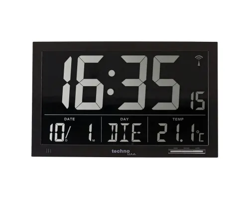 Настільний годинник Technoline Black (WS8007) (DAS301207)