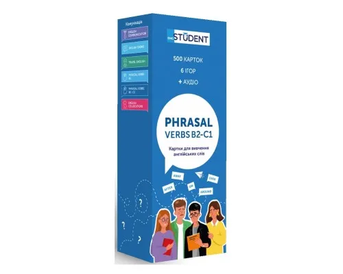 Навчальний набір English Student Картки для вивчення англійської мови Phrasal Verbs В2-С1, українська (591225980)