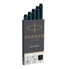 Чернила для перьевых ручек Parker Картриджи Quink /5шт синий (11 410BLU)