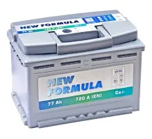 Аккумулятор автомобильный NEW FORMULA 77Ah Ев (-/+) 720EN (5772204209)