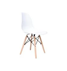 Кухонний стілець Richman Жаклін Ніжки дерев'яні Білий (ADD0001644)
