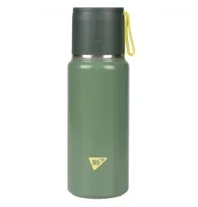 Поильник-непроливайка Yes Термос Fusion с чашкой, 420 мл, зеленый (708207)