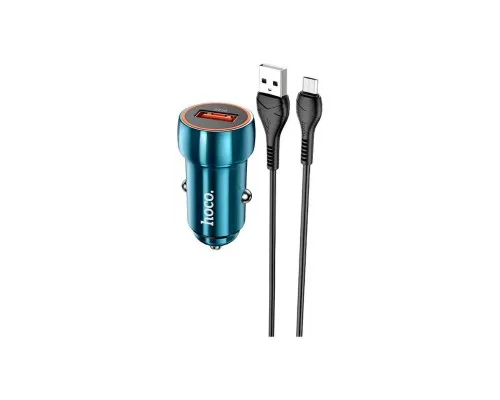 Зарядное устройство HOCO Z46 USB Sapphire Blue (6931474770301)