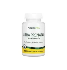 Вітамінно-мінеральний комплекс Natures Plus Мультивітаміни Ультрапренатальні, Ultra Prenatal Multivitamin, 180 (NAP-03085)