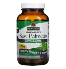 Травы Nature's Answer Со Пальметто, 690 мг, Saw Palmetto, Standardized, 120 вегетарианских к (NTA-16431)