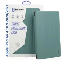 Чохол до планшета BeCover Tri Fold Hard Apple iPad Air 4 10.9 2020/2021 Dark Green (709659) (709659)