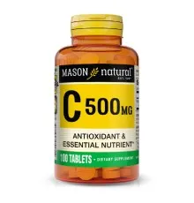 Витамин Mason Natural Витамин С 500мг, Vitamin C, 100 таблеток (MAV-05171)