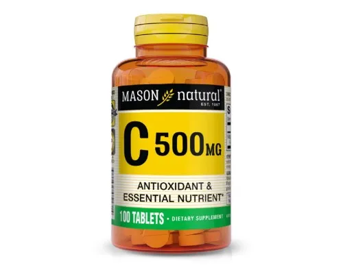 Витамин Mason Natural Витамин С 500мг, Vitamin C, 100 таблеток (MAV-05171)