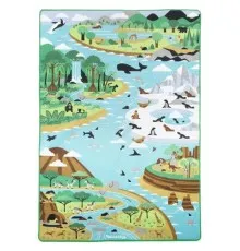 Дитячий килимок Melissa&Doug Подорож по світу з тваринами (MD15192)