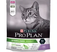 Сухой корм для кошек Purina Pro Plan Sterilised Adult 1+ с индейкой 400 г (7613033564673)