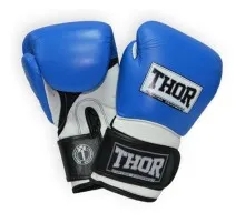 Боксерские перчатки Thor Pro King 10oz Blue/White/Black (8041/03(Leather) Bl/Wh/B10 oz.)