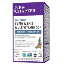 Мультивітамін New Chapter Щоденні Мультівітаміни для Чоловіків 55+, Every Man's One Da (NC0126)