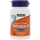 Жирні кислоти Now Foods Рибячий Жир, Омега-3, Omega-3, 1000 мг, 30 гелевих капсул (NOW-01649)