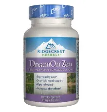 Трави Ridgecrest Herbals Природний Комплекс для Здорового Сну, DreamOn Zen, RidgeCres (RCH162)