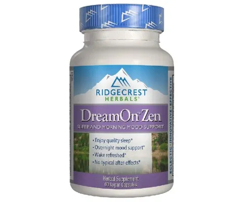 Травы Ridgecrest Herbals Природный Комплекс для Здорового Сна, DreamOn Zen, RidgeCres (RCH162)