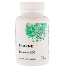 Травы Thorne Research Берберин-500, Berberine-500, 60 Капсул (THR-04800)