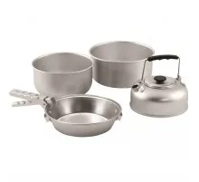 Набір туристичного посуду Easy Camp Adventure Cook Set L Silver (929030)