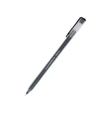 Ручка масляна Delta by Axent Чорна 0.7 мм Прозорий корпус (DB2059-01)