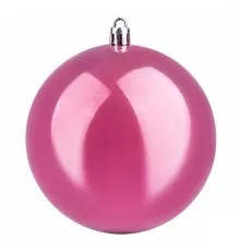 Елочная игрушка YES! Fun шар 10 см, бледно-пурпурный, перламутровый (973510)