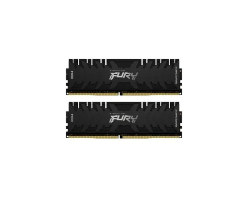 Модуль памяті для компютера DDR4 16GB (2x8GB) 4000 MHz Renegade Black Kingston Fury (ex.HyperX) (KF440C19RBK2/16)