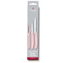 Набір ножів Victorinox SwissClassic Paring Set 3 шт Universal Pink (6.7116.31L52)