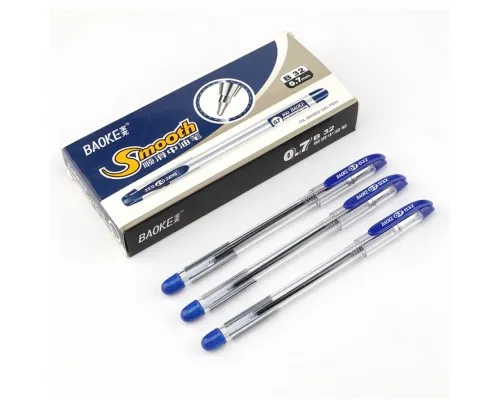 Ручка масляная Baoke 0.7 мм, синяя Smooth (PEN-BAO-B32-BL)