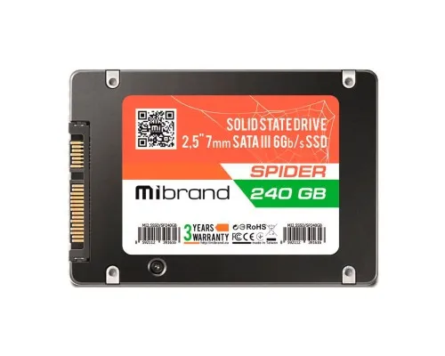 Накопичувач SSD 2.5 240GB Mibrand (MI2.5SSD/SP240GB)